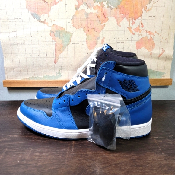 BRAND NEW Jordan 1 Retro High OG Dark Marina Blue Men's Size 11.0 - Picture 4 of 7